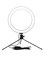 Generic - Table LED Ring Light With Tripod Stand Black/White
