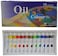 Generic Oil Colour Tube Paint Set 12 Colours X 12 ml