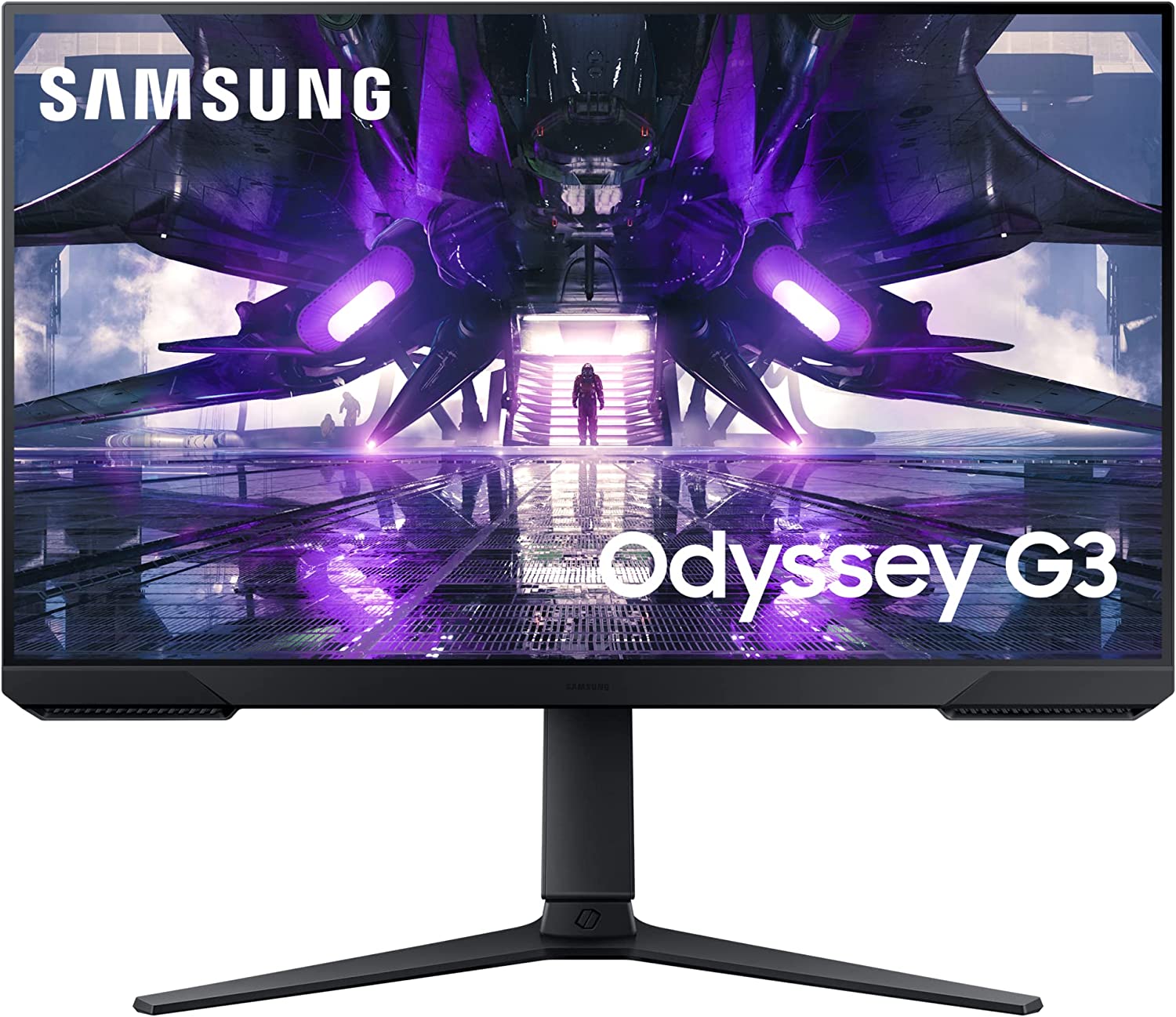 Samsung Odyssey G3 Gaming Monitor Ag320 With 165Hz Refresh Rate And 1Ms Response Time, Amd Free Sync, Ergonomic Design Height Adjustable, Tilt, Swivel And Pivot Modes (24&quot; Inches)