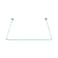 Home Pro U-Shaped Tension Rod White 80x80x80cm