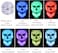 Jyy 7 Colors LED Mask Face &amp; Neck Neon-Glowing Face Beauty Mask Electric Skin Care Machine Anti-Aging Wrinkles Removal