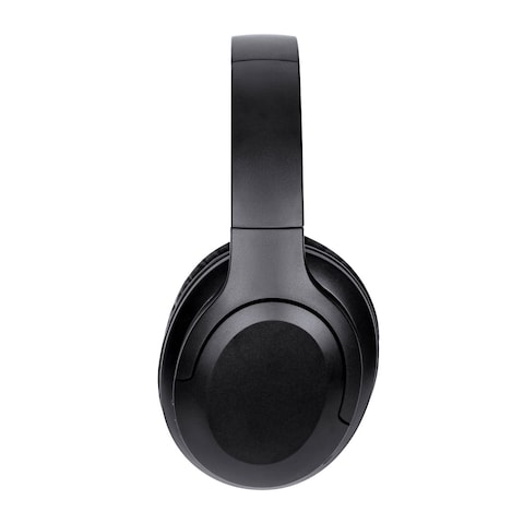 Moodix ANC Bluetooth On-Ear Headphones, Active Noise Cancelling Wireless Headphones Android and iPhone Compatible, Over-Ear Loud Headphones with Deep Bass, Black