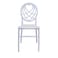 Jilphar Furniture Heart Back Dining Chair JP1331A White