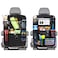 DEO KING 2-Piece Multifunctional Car Back Seat Storage Bag Set 41*61cm