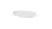 Serving plate, white, 44x30 cm