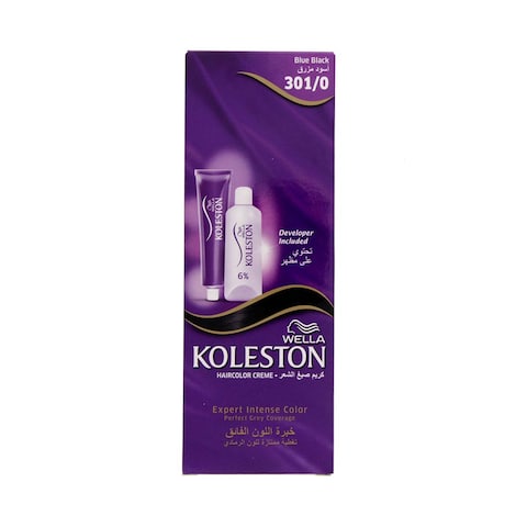 Wella Koleston Hair Color Cream 301/0 Blue Black 60ML