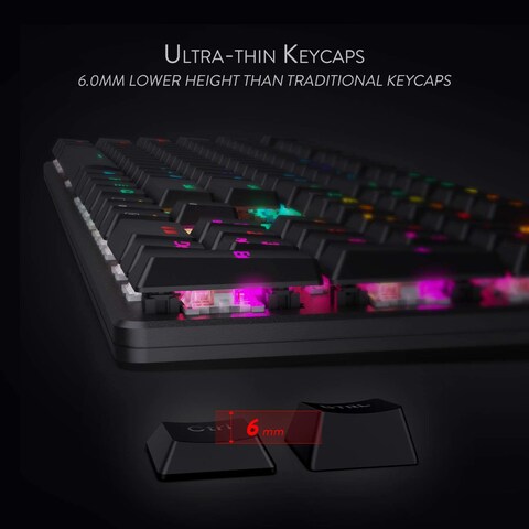 Redragon K589 Shrapnel Mechanical Keyboard-Red Switch