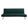 In House Sandi 2 In 1 Sofabed Velvet Upholstered - Dark Green