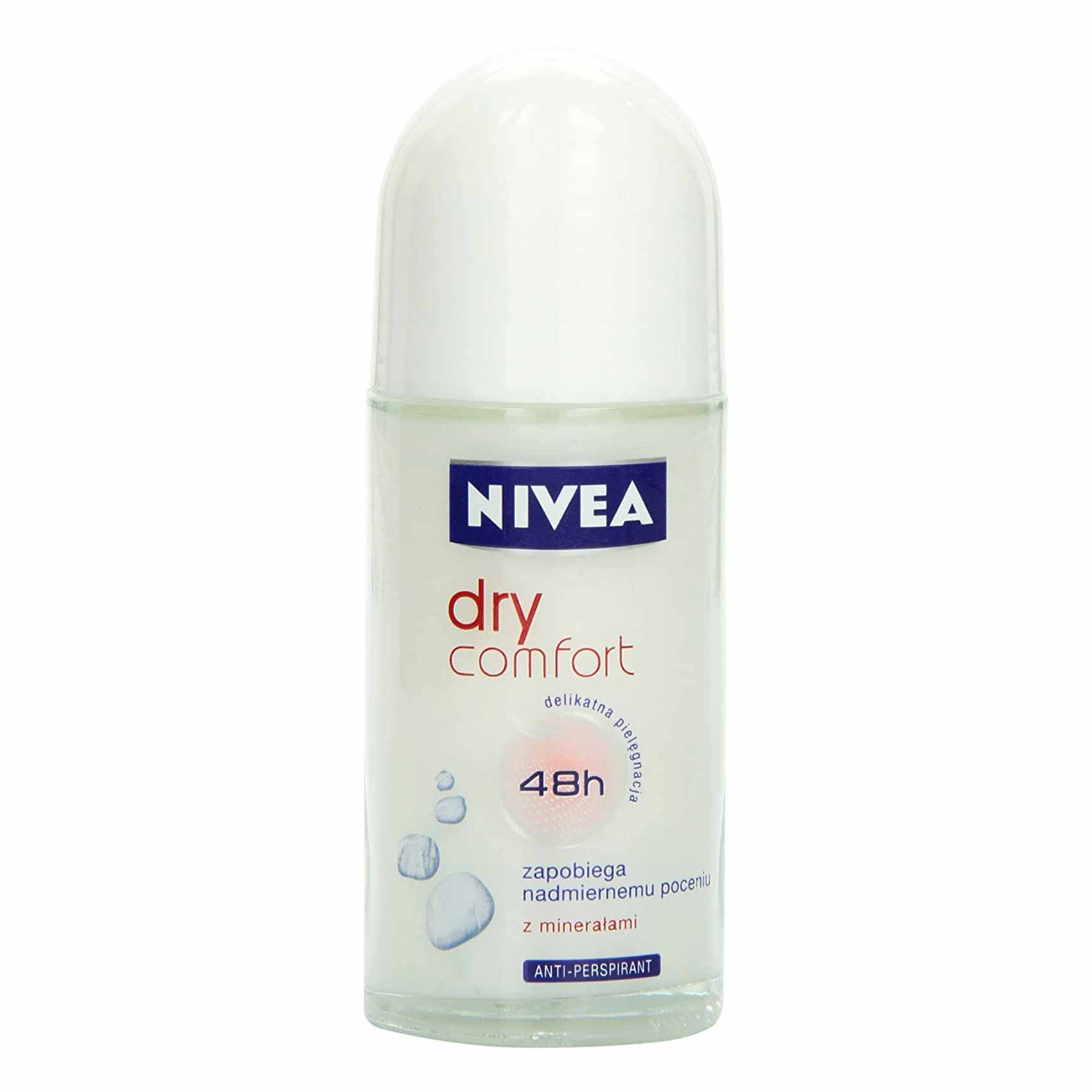 Nivea Dry Comfort 48H Anti-Perspirant Deodorant Roll-On 50ml