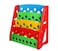 Rbwtoys Bookshelf For Kids, Plastic Single, Sided Bookcase Display Stand For Kids, 4 Shelves, Racks, Organiser RW-16622