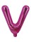 16inch Pink Letter V Foil Balloon
