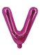 16inch Pink Letter V Foil Balloon