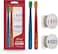 Flipper Toothbrush Cover &amp; Toothbrush Flp Play Ilove, Soft Bristles, 2 In 1 Combo Pack, For Couple, Made In Malaysia, Testimony
