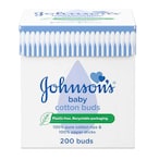 Buy Johnsons Baby Pure Cotton Buds 200 Count in Saudi Arabia