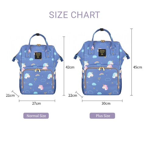 Sunveno Diaper Bag Unicorn XL w/ Sunveno Stroller Hooks