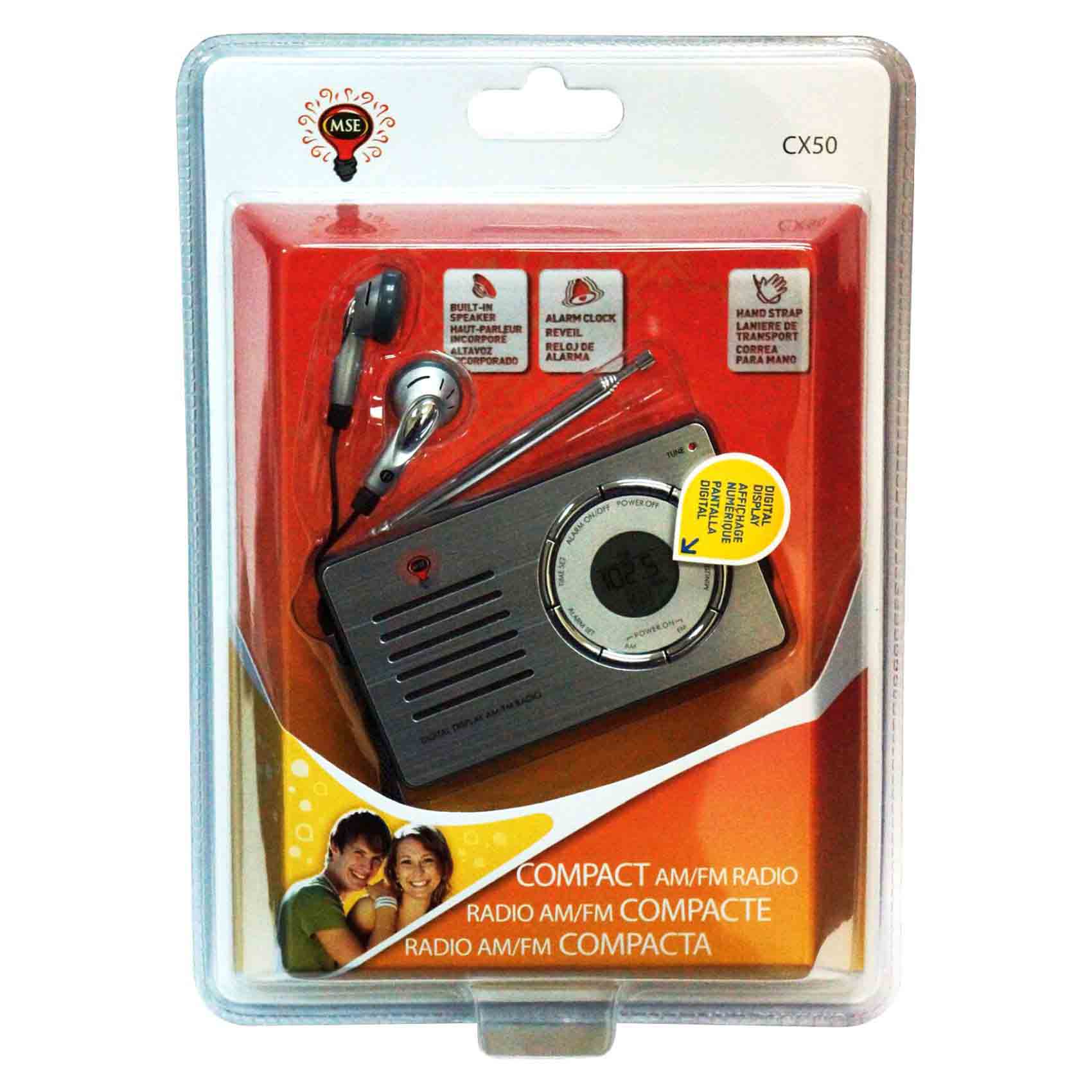 Buy MSE Clock Radio CX50 Black Online | Carrefour UAE