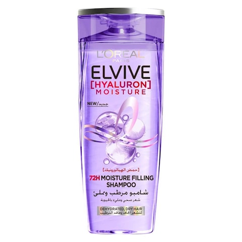 L&#39;or&eacute;al Paris Elvive Hyaluron Moisture 72h Shampoo With Hyaluronic Acid - 400 Ml