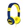 OTL Batman OnEar Wired Headphone - Safe Volume Limiting @85dB, Foldable &amp; Ajustable, Superb Sound Quality,  Works w/ Smartphones, Tablets, Ninetendo Switch, Laptops &amp; devices w/ 3.5mm port - Signal