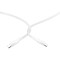 Powerology PCAB008-WH Braided Cable with USB-C To USB-C Data Transfer and Fast Charging 30cm