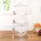 N/B Beverage Dispenser 2 Tier Stackable Drink Holder With Lids, High Quality Pure Copper Faucet, Stainless Steel Ice Cube Tube, Anti-Rust And Anti-Leakage