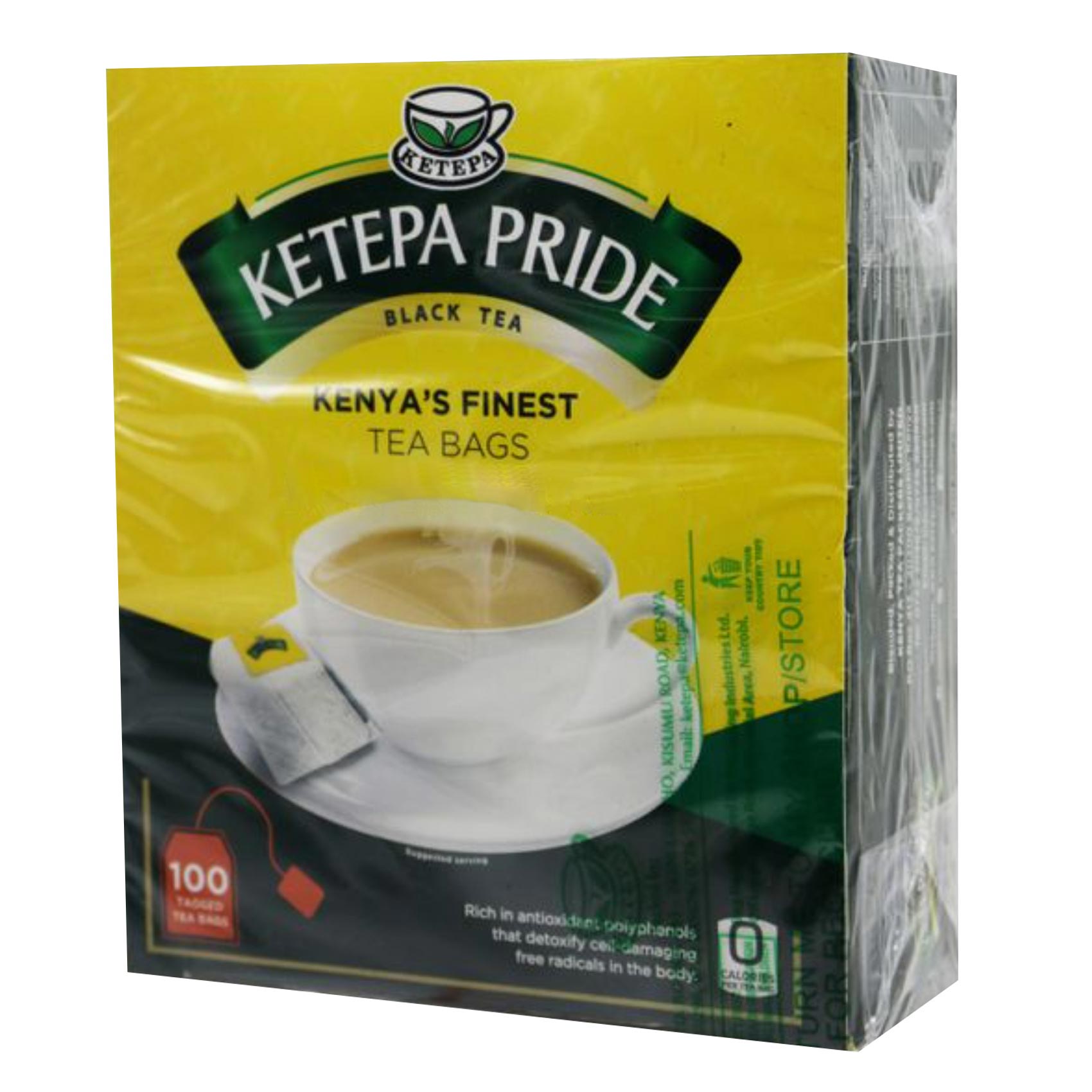 Ketepa Pride Tagged Tea Bags 2g x 100 Pieces