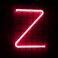 LED Neon Flex Letter Light Z 30x25cm