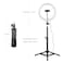 Andoer-Video Streaming Kit with 10inch LED Ring Light Ball Head Tripod Remote Shutter with Phone Holder