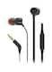 JBL T110 Harman In Ear Corded Earphone 1.20m Black