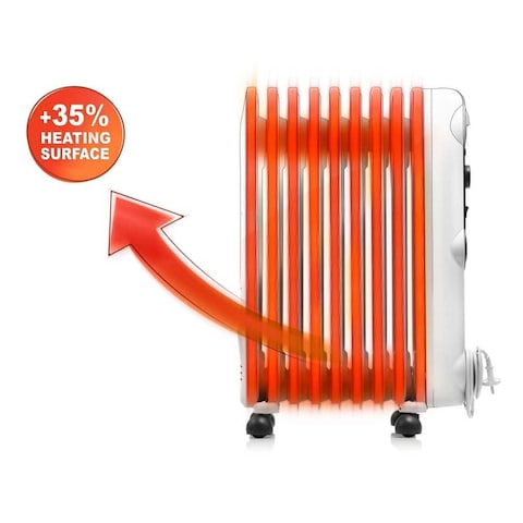 DeLonghi Oil Filled Heater 2 kW 9 Fins - TRRS0920