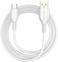 Jellico Kds-30T 1-Meter Type C Cable, Fast Charging 3.1A USB Type A Male To Type C, White