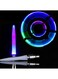 Generic 2Pcs Bicycle Night Safety Warning Lamp Bike Tire Valve Caps Wheel LED Light 20*10*20cm
