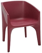 Buy Tramontina Paco Chair Maroon- Eco Furniture in UAE