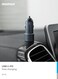 MOMAX UC15 Fast Car Charger [38W] Dual-Port QC3.0 with USB-C PD Type-C