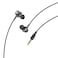 Cellairis Rush II Wired In-Ear Headphones Black
