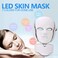 Mask LED Facial Mask 7 Colors LED Light For Anti-Aging Skin Rejuvenation Face And Neck Care Treatment Beauty Whitening Device Scarring Healthy Therapy Photon Anti Aging Wrinkles