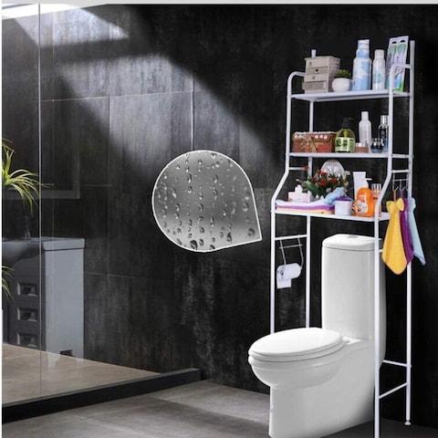 Generic 3 Layer Metal Bathroom Storage Shelf Rack, Space Saver Shelf Organizer Holder