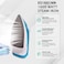 Khind 1600W Steam Iron ES1601NN, Dry Ironing Function, Self-Cleaning, Spray &amp; Steam Function- (White &amp; Blue)