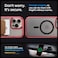 Spigen Ultra Hybrid MagFit designed for iPhone 15 Pro case cover compatible with MagSafe - Frost Deep Red