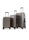 Lightweight 3-Pieces ABS Hard side Travel Luggage Trolley Bag Set with Lock for men / women / unisex Hard shell strong
