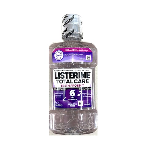 Listerine Mouthwash Total Care Teeth Protect Smooth Mint 250ml