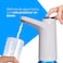 Fitto Water Dispenser, LED Indicator, 1500mAh USB Rechargeable, Silicone, Carafe/Bottle Compatible, White