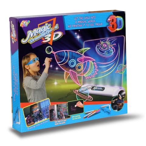 Magic drawing board with LED lighting for 3D graphics
Regular price
