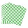 Generic Food Grade Wrap Paper, 100 Pack Checkered Basket Liners Food Grade Greaseproof Papers Oil-Proof Wrapping Wax Tissue, Food Grade Non-Stick Paper For Deli Bbq Hamburger Sandwiches (Green)