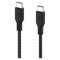 بيلكين كابل شحن بيانات يو اس بوست تشارج  USB - سي إلى  USB - سي أسود 2 م 100 واط