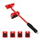 KKmoon - 5 PCS Heavy Duty Furniture Lifter with 4 Sliders  Furniture Transport Lifter Hand Tool Set