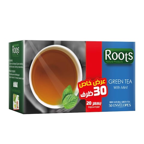 شاي أخضر بالنعناع رووتس - 20 فتلة
