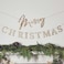 Wood 'Merry Christmas' Banner 2m