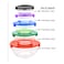 Feelings Glass Bowl Set With Lids Multicolour 5 PCS
