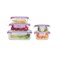 Smart Lock Glass Food Container Set 5 Pieces 