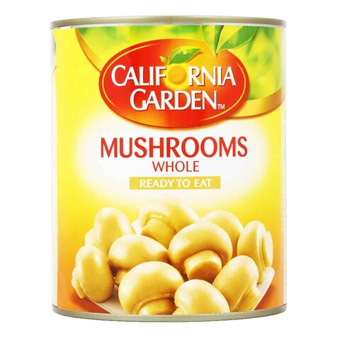 California Garden Ready To Eat Whole Mushroom Can - 800 Gram